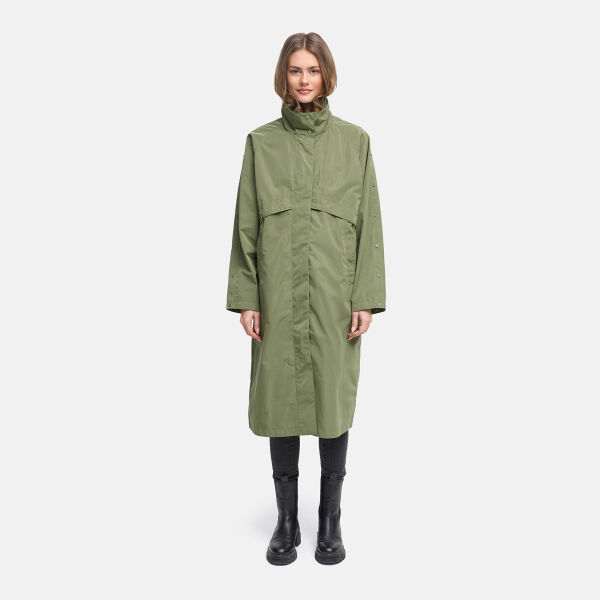 Navahoo Zenblüte Damen Parka Olive Leaf