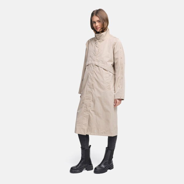 Navahoo Zenblüte Damen Parka Light Taupe