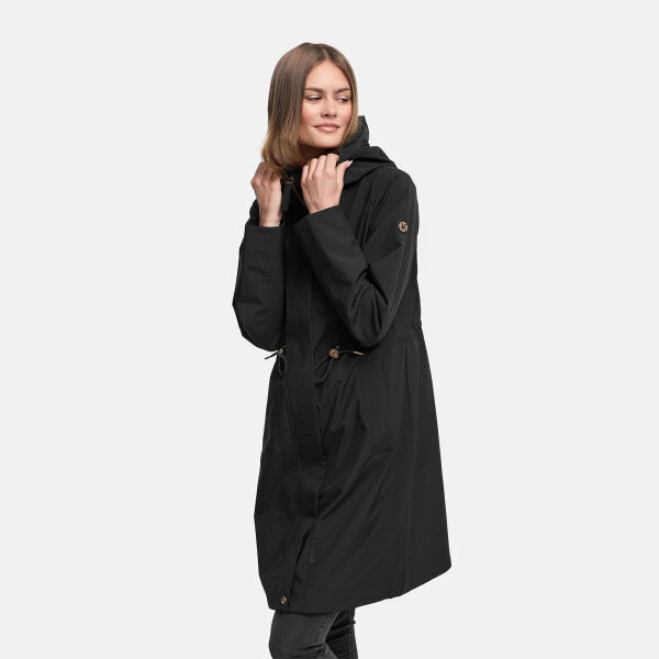 Marikoo Zilandaa Damen Parka Schwarz Größe XL - Gr.42