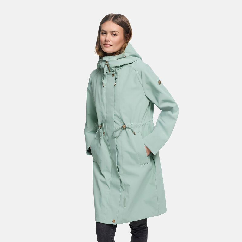 Marikoo Zilandaa Damen Parka Smokey Mint Gr&ouml;&szlig;e S - Gr.44