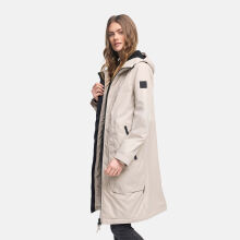 Navahoo Edelumhang Damen Parka Bone Größe S - Gr.36