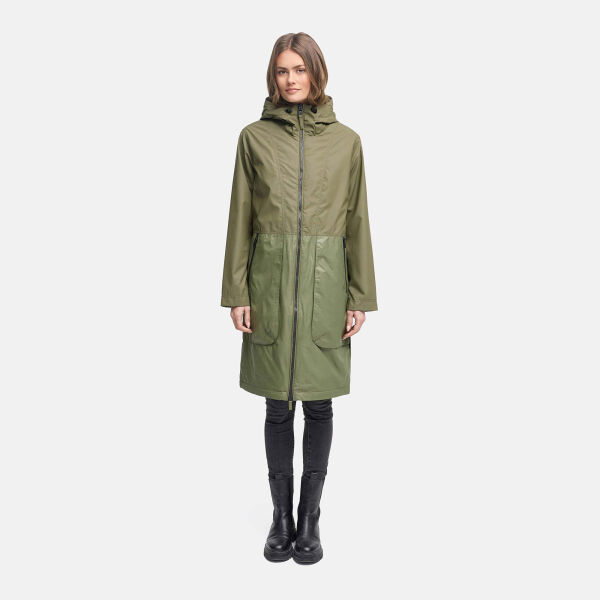 Navahoo Edelumhang Damen Parka Olive Leaf