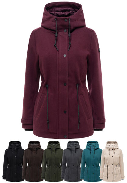 Navahoo Lächelstern Damenjacke in Woll-Optik gefüttert