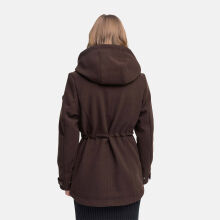 Navahoo Lächelstern Damenjacke in Woll-Optik gefüttert Choco Größe XS - Gr.34