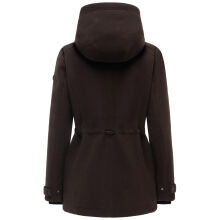 Navahoo Lächelstern Damenjacke in Woll-Optik gefüttert Choco Größe XS - Gr.34