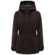 Navahoo L&auml;chelstern Damenjacke in Woll-Optik gef&uuml;ttert Choco Gr&ouml;&szlig;e XXL - Gr.44