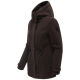 Navahoo L&auml;chelstern Damenjacke in Woll-Optik gef&uuml;ttert Choco Gr&ouml;&szlig;e XXL - Gr.44