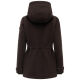 Navahoo L&auml;chelstern Damenjacke in Woll-Optik gef&uuml;ttert Choco Gr&ouml;&szlig;e XXL - Gr.44