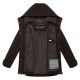 Navahoo L&auml;chelstern Damenjacke in Woll-Optik gef&uuml;ttert Choco Gr&ouml;&szlig;e XXL - Gr.44