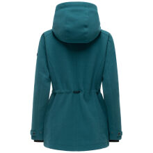 Navahoo Lächelstern Damenjacke in Woll-Optik gefüttert Ocean Green Größe M - Gr.38