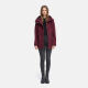 Navahoo L&auml;chelstern Damenjacke in Woll-Optik gef&uuml;ttert Wine Gr&ouml;&szlig;e XXL - Gr.44
