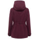 Navahoo L&auml;chelstern Damenjacke in Woll-Optik gef&uuml;ttert Wine Gr&ouml;&szlig;e XXL - Gr.44