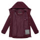 Navahoo L&auml;chelstern Damenjacke in Woll-Optik gef&uuml;ttert Wine Gr&ouml;&szlig;e XXL - Gr.44