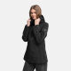 Marikoo Minaa Damen Softshelljacke Schwarz Größe L - Gr.40