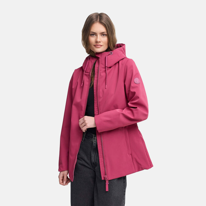 Marikoo Minaa Damen Softshelljacke Berry Wine Gr&ouml;&szlig;e L - Gr.40