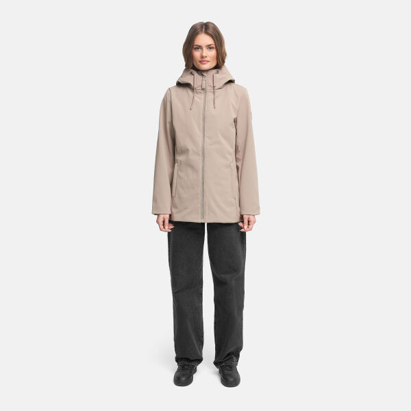 Marikoo Minaa Damen Softshelljacke Taupe Grey Größe M - Gr.38