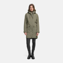 Navahoo Morgennebel Damen Softshelljacke Dusty Olive Größe XS - Gr.34