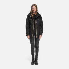 Marikoo Sohaa Damen Parka Schwarz Größe S - Gr.36