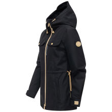 Marikoo Sohaa Damen Parka Schwarz Größe S - Gr.36