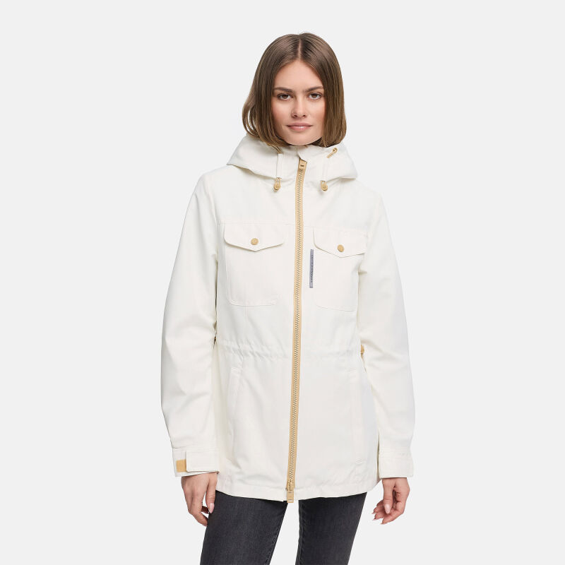 Marikoo Sohaa Damen Parka Offwhite Gr&ouml;&szlig;e XL - Gr.42