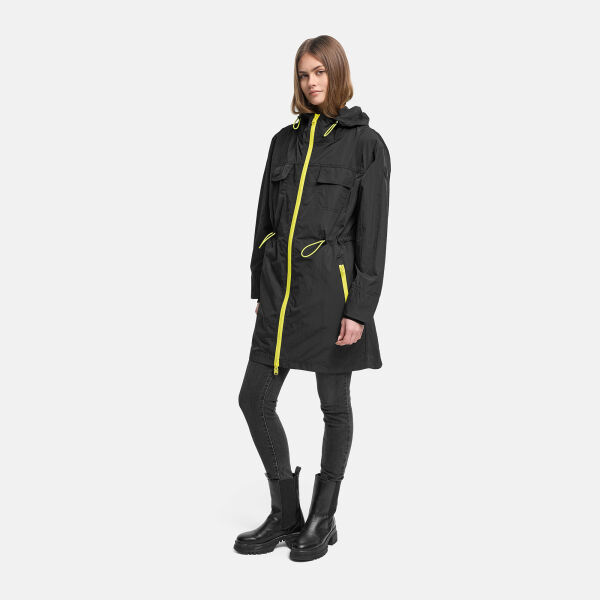 Marikoo Tr&uuml;ffelbonbon Damen Mantel Schwarz Gr&ouml;&szlig;e XXXL - Gr.46