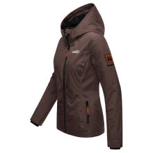Marikoo Brombeere Damen &Uuml;bergangsjacke Fr&uuml;hlings Jacke Choco Gr&ouml;&szlig;e XXL - Gr. 44
