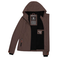 Marikoo Brombeere Damen &Uuml;bergangsjacke Fr&uuml;hlings Jacke Choco Gr&ouml;&szlig;e XXL - Gr. 44