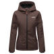 Marikoo Brombeere Damen &Uuml;bergangsjacke Fr&uuml;hlings Jacke Choco Gr&ouml;&szlig;e XXL - Gr. 44