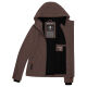 Marikoo Brombeere Damen &Uuml;bergangsjacke Fr&uuml;hlings Jacke Choco Gr&ouml;&szlig;e XXL - Gr. 44