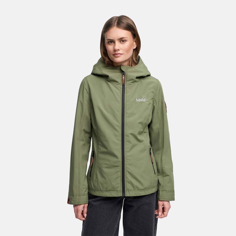 Marikoo Brombeere Damen Übergangsjacke Frühlings Jacke Olive Leaf Größe XL - Gr. 42
