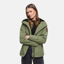 Marikoo Brombeere Damen &Uuml;bergangsjacke Fr&uuml;hlings Jacke Olive Leaf Gr&ouml;&szlig;e XL - Gr. 42
