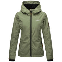 Marikoo Brombeere Damen &Uuml;bergangsjacke Fr&uuml;hlings Jacke Olive Leaf Gr&ouml;&szlig;e XL - Gr. 42