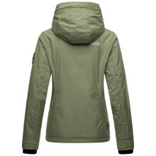 Marikoo Brombeere Damen &Uuml;bergangsjacke Fr&uuml;hlings Jacke Olive Leaf Gr&ouml;&szlig;e XL - Gr. 42
