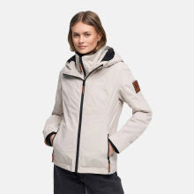 Marikoo Erdbeere Damen &Uuml;bergangsjacke leicht gef&uuml;ttert mit Kapuze Bone-Gr&ouml;&szlig;e XXL - Gr. 44