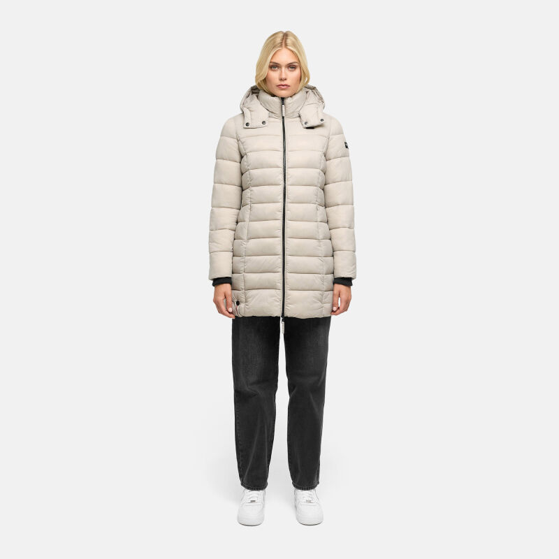 Marikoo Abendsternchen Damen Winterjacke gesteppt Bone-Gr&ouml;&szlig;e S - Gr. 36