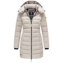 Marikoo Abendsternchen Damen Winterjacke gesteppt Bone-Gr&ouml;&szlig;e XXL - Gr. 44