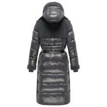 Navahoo Kuscheltraum Damen Winter Teddyfell Mantel Anthrazit Gr&ouml;&szlig;e XS - Gr. 34