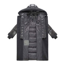 Navahoo Kuscheltraum Damen Winter Teddyfell Mantel Anthrazit Gr&ouml;&szlig;e XS - Gr. 34