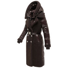 Navahoo Kuscheltraum Damen Winter Teddyfell Mantel Choco Gr&ouml;&szlig;e S - Gr. 36