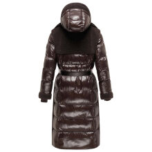 Navahoo Kuscheltraum Damen Winter Teddyfell Mantel Choco Gr&ouml;&szlig;e XL - Gr. 42