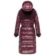 Navahoo Kuscheltraum Damen Winter Teddyfell Mantel Wine Gr&ouml;&szlig;e M - Gr. 38