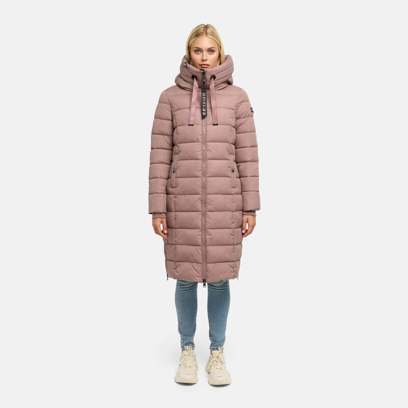 Navahoo Mondmaedchen Damen Winter Steppmantel Mauve