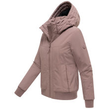 Marikoo Mooni Damen Herbst Caban Jacke Mauve Gr&ouml;&szlig;e S - Gr. 36