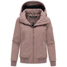 Marikoo Mooni Damen Herbst Caban Jacke Mauve Gr&ouml;&szlig;e M - Gr. 38