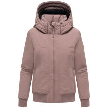 Marikoo Mooni Damen Herbst Caban Jacke Mauve Gr&ouml;&szlig;e XXL - Gr. 44