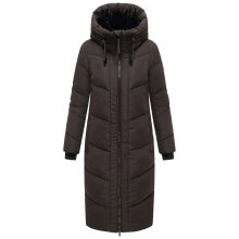 Marikoo Nadaree lange Damen Winter Steppjacke Choco Gr&ouml;&szlig;e XS - Gr. 34