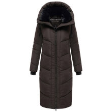 Marikoo Nadaree lange Damen Winter Steppjacke Choco Gr&ouml;&szlig;e S - Gr. 36