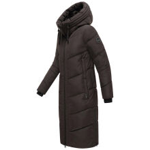 Marikoo Nadaree lange Damen Winter Steppjacke Choco Gr&ouml;&szlig;e S - Gr. 36