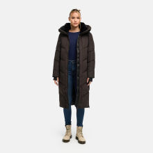 Marikoo Nadaree lange Damen Winter Steppjacke Choco Gr&ouml;&szlig;e L - Gr. 40