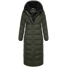 Marikoo Pakoraa Damen Winter Steppmantel Parka DarkOlive Gr&ouml;&szlig;e XS - Gr.34
